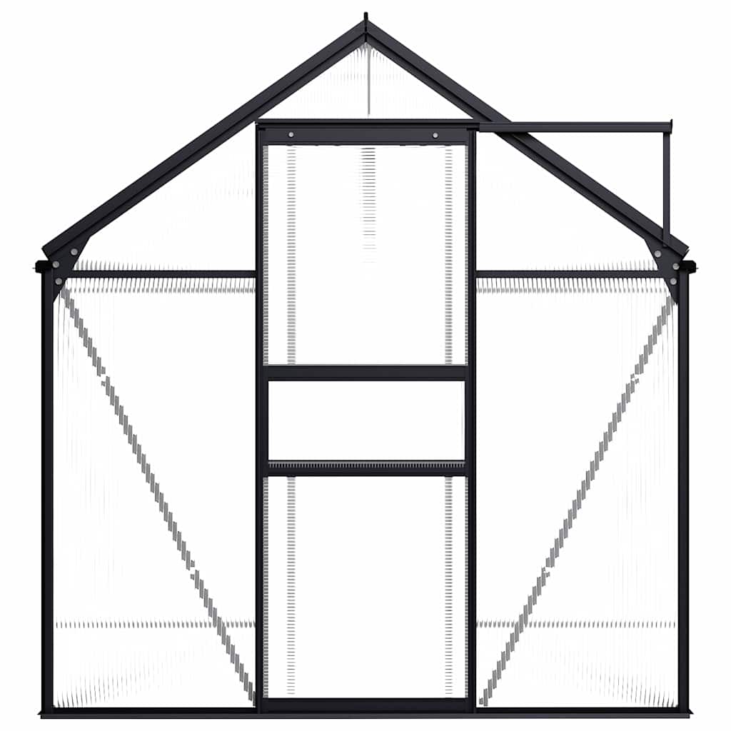 Šiltnamis, antracito spalvos, aliuminis, 4,75m² Šiltnamis, antracito spalvos, aliuminis, 4,75m² - Image 3
