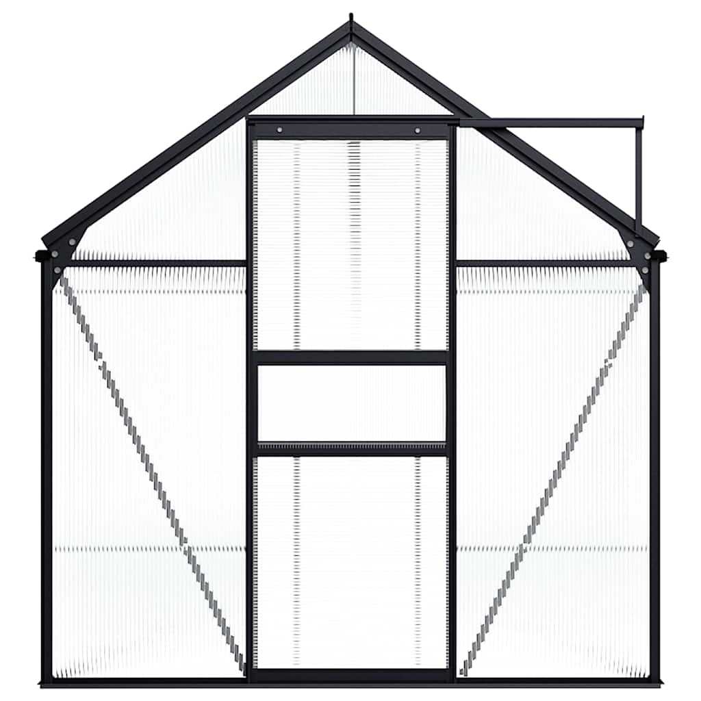 Šiltnamis, antracito spalvos, aliuminis, 8,17m² Šiltnamis, antracito spalvos, aliuminis, 8,17m² - Image 4