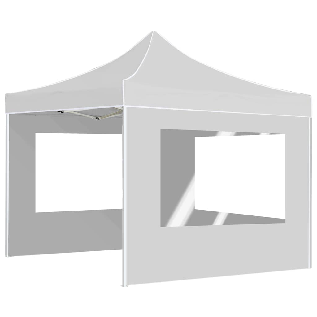 Išskleidžiama palapinė su sienomis, balta, 2x2m, aliuminis Išskleidžiama palapinė su sienomis, balta, 2x2m, aliuminis - Image 4