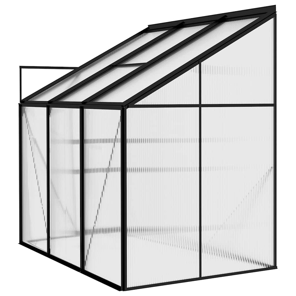 Šiltnamis, antracito spalvos, aliuminis, 3,8m³ Šiltnamis, antracito spalvos, aliuminis, 3,8m³ - Image 7