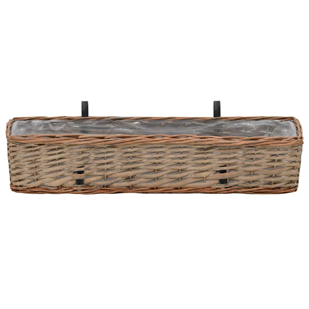 Balkono loveliai, 2vnt., 80cm, pinti, su PE įdėklu Balkono loveliai, 2vnt., 80cm, pinti, su PE įdėklu - Image 3