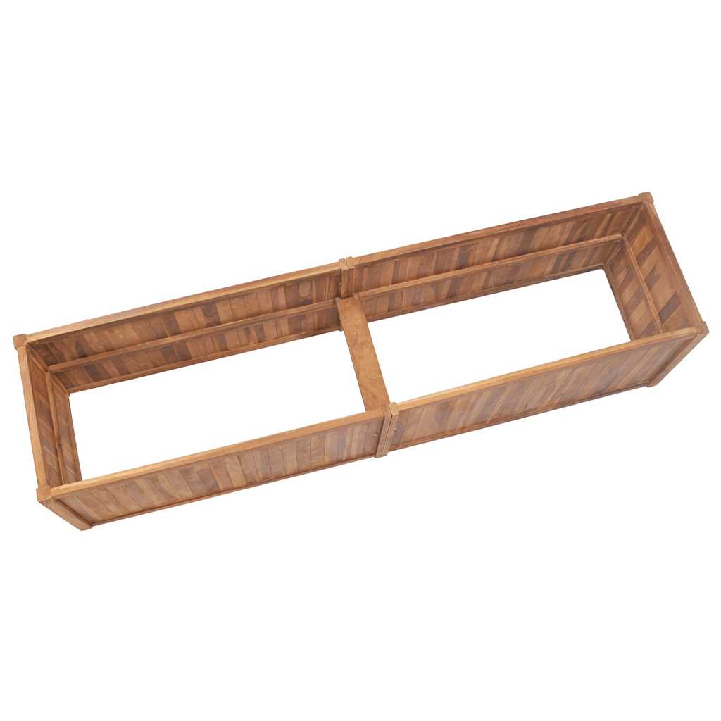 Sodo lovelis, 200x50x50cm, tikmedžio masyvas, aukštas Sodo lovelis, 200x50x50cm, tikmedžio masyvas, aukštas - Image 3