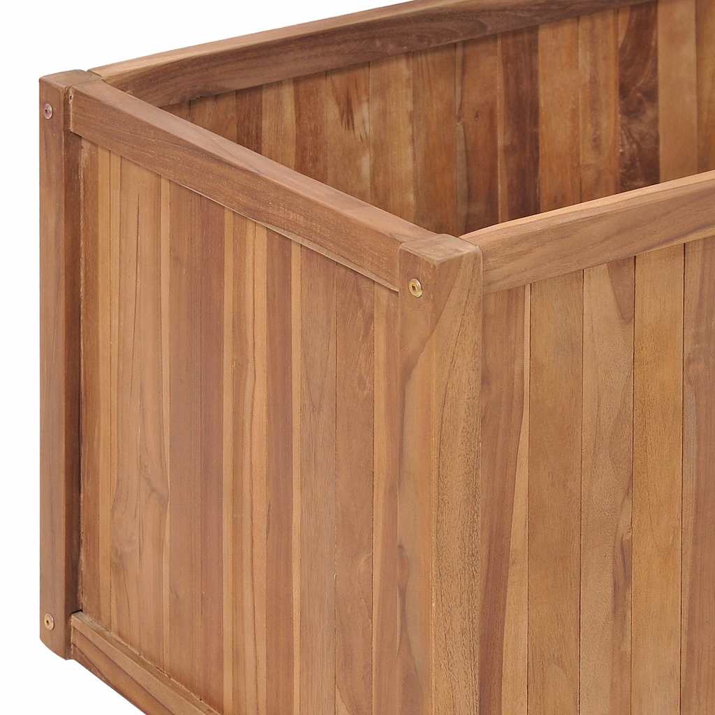 Sodo lovelis, 200x50x50cm, tikmedžio masyvas, aukštas Sodo lovelis, 200x50x50cm, tikmedžio masyvas, aukštas - Image 5