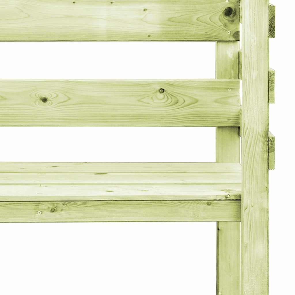 Sodo pergolė su suoliuku, 130x60x230cm, impregnuota pušis Sodo pergolė su suoliuku, 130x60x230cm, impregnuota pušis - Image 5