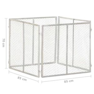 Sodo komposto dėžė, 85x85x70cm, galvanizuota geležis