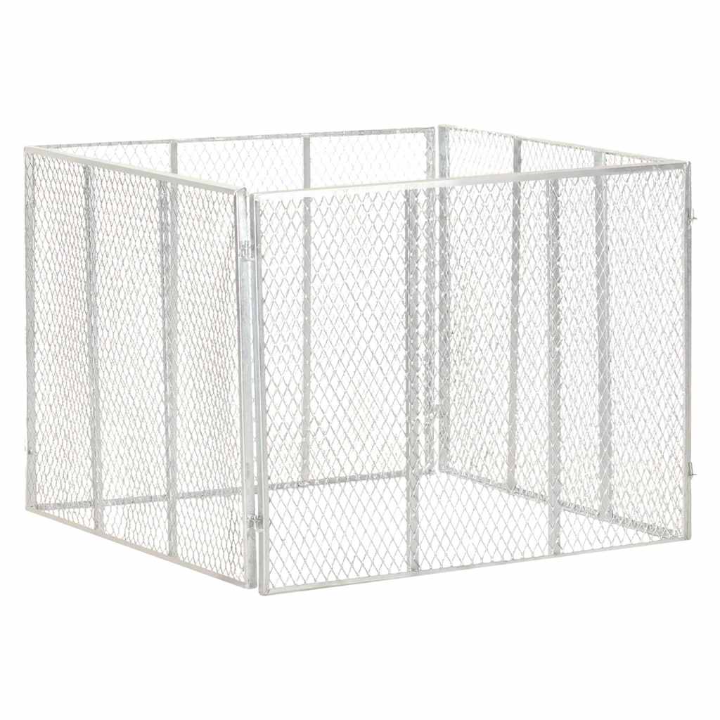 Sodo komposto dėžė, 100x100x77cm, galvanizuota geležis Sodo komposto dėžė, 100x100x77cm, galvanizuota geležis - Image 2