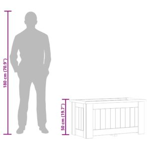 Lovelis, 100x50x50cm, impregnuota pušies mediena