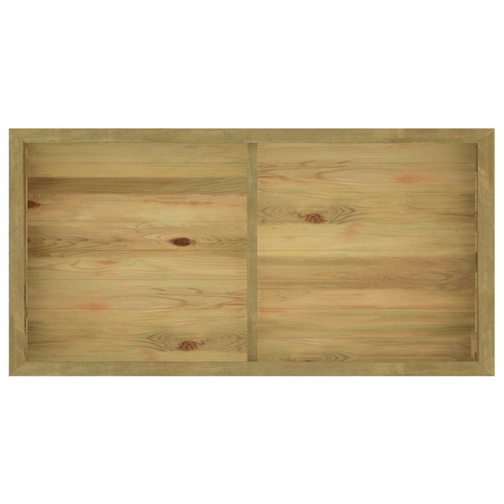 Lovelis, 196x100x50cm, impregnuota pušies mediena Lovelis, 196x100x50cm, impregnuota pušies mediena - Image 8