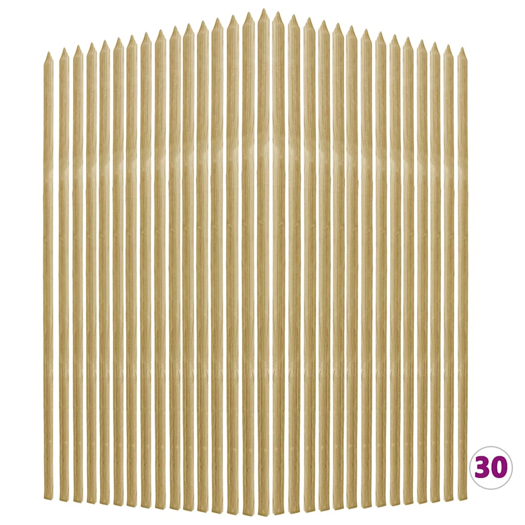 Atraminės lazdelės augalams, 30vnt., 2,8×2,8x150cm, pušis Atraminės lazdelės augalams, 30vnt., 2,8x2,8x150cm, pušis - Image 2