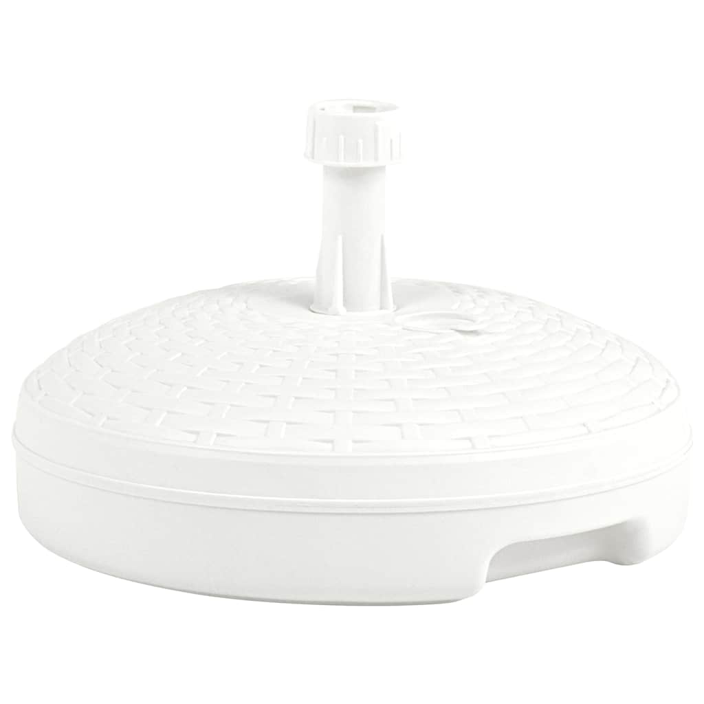 Skėčio pagrindas, baltas, 20l, ratano imitacijos plastikas Skėčio pagrindas, baltas, 20l, ratano imitacijos plastikas - Image 2