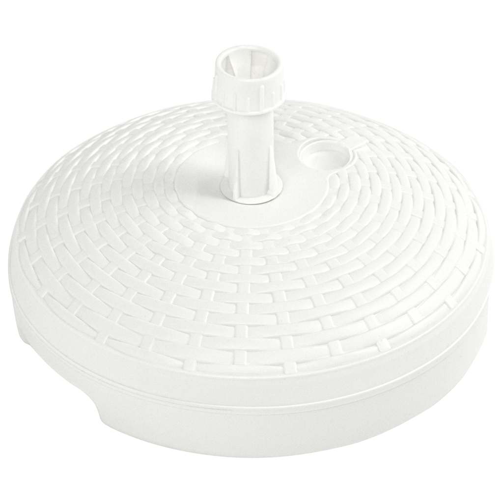 Skėčio pagrindas, baltas, 20l, ratano imitacijos plastikas Skėčio pagrindas, baltas, 20l, ratano imitacijos plastikas - Image 4