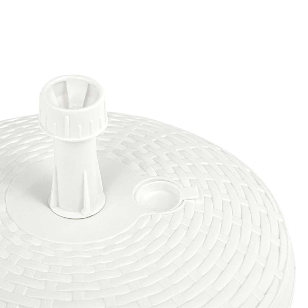 Skėčio pagrindas, baltas, 20l, ratano imitacijos plastikas Skėčio pagrindas, baltas, 20l, ratano imitacijos plastikas - Image 5