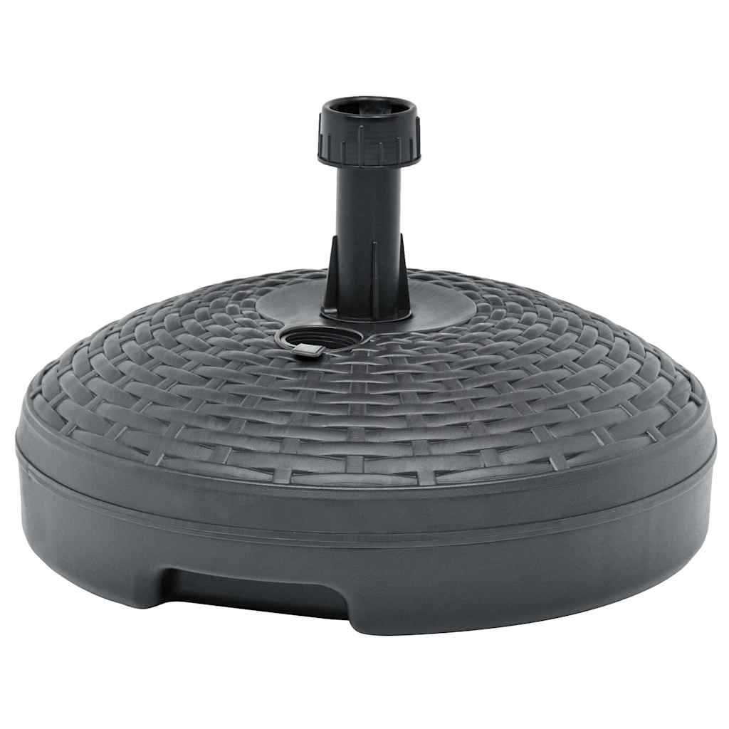 Skėčio pagrindas, antracito, 20l, ratano imitacijos plastikas Skėčio pagrindas, antracito, 20l, ratano imitacijos plastikas - Image 2
