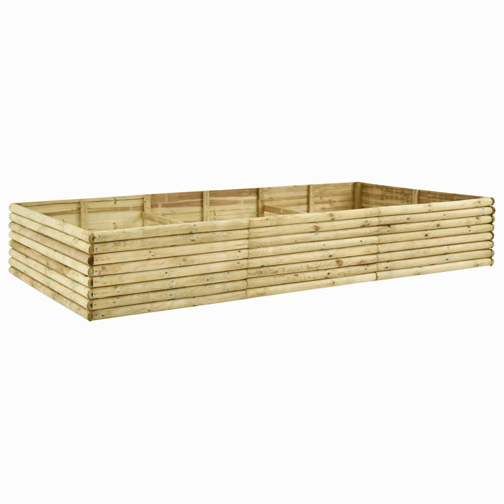 Sodo lovelis, 300x150x48cm, impregnuota pušies mediena, aukštas Sodo lovelis, 300x150x48cm, impregnuota pušies mediena, aukštas - Image 2