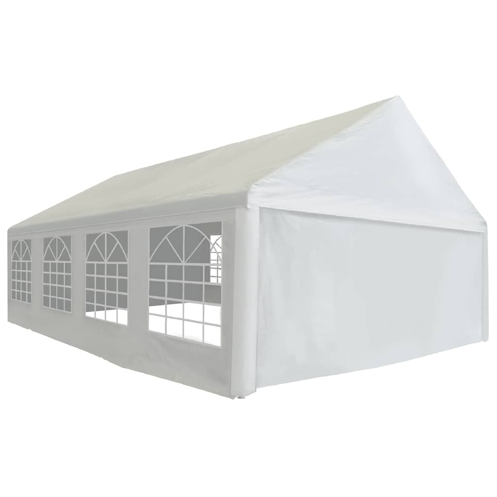 Proginė palapinė, PE, 5x8m, balta Proginė palapinė, PE, 5x8m, balta - Image 3