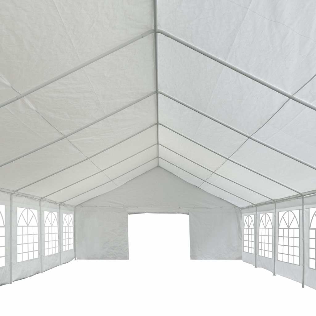 Proginė palapinė, PE, 5x8m, balta Proginė palapinė, PE, 5x8m, balta - Image 4