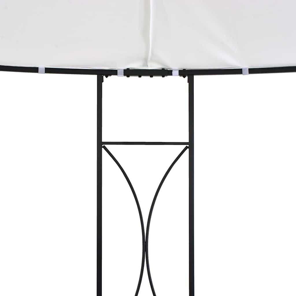 Pavėsinė, baltos spalvos, 300x290cm, apskrita Pavėsinė, baltos spalvos, 300x290cm, apskrita - Image 4