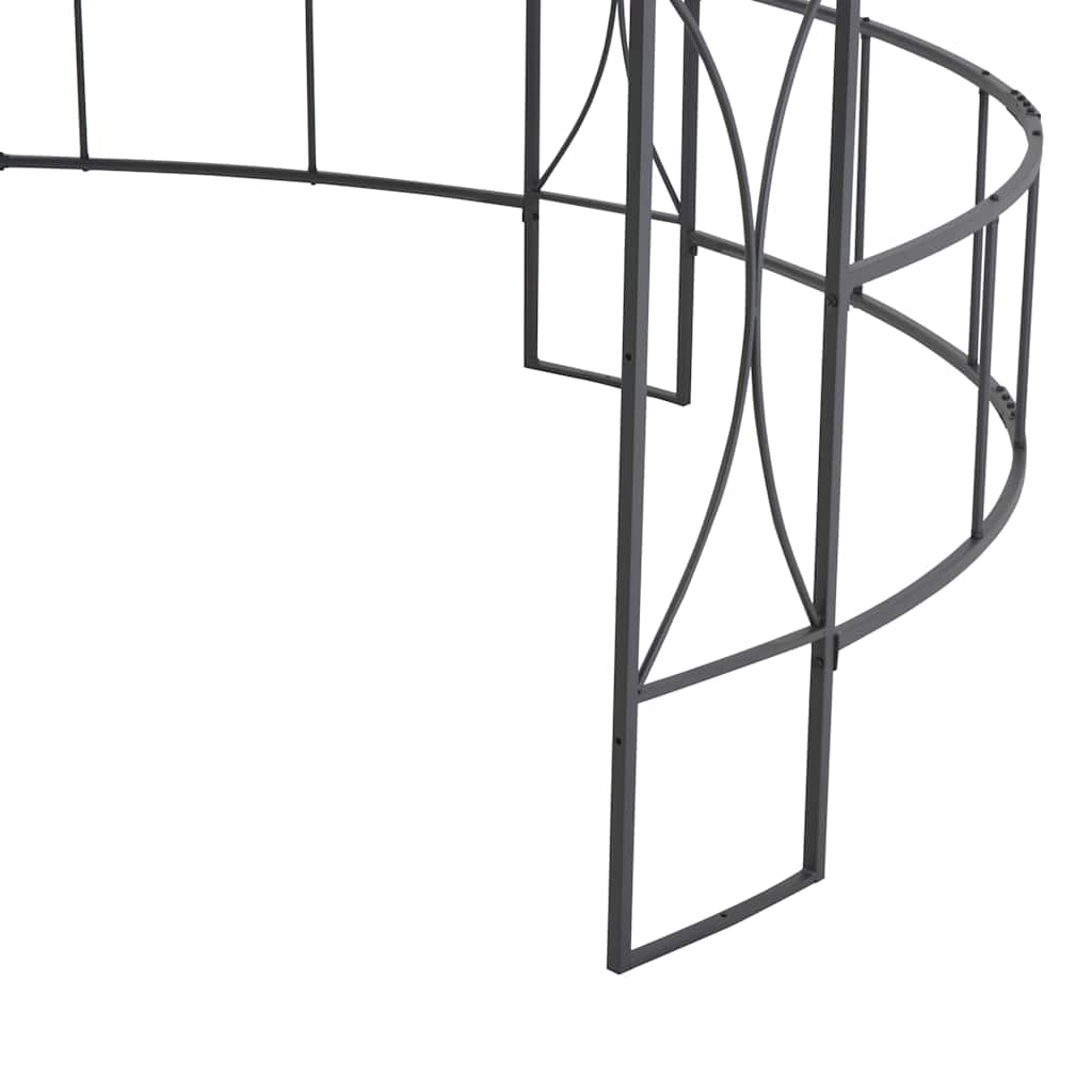 Pavėsinė, baltos spalvos, 300x290cm, apskrita Pavėsinė, baltos spalvos, 300x290cm, apskrita - Image 5