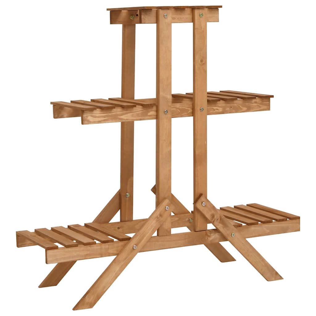 Stovas augalams, 83x25x83cm, eglės mediena Stovas augalams, 83x25x83cm, eglės mediena - Image 2