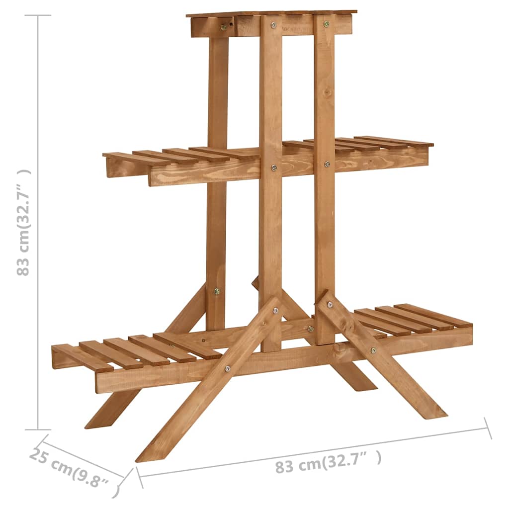 Stovas augalams, 83x25x83cm, eglės mediena Stovas augalams, 83x25x83cm, eglės mediena