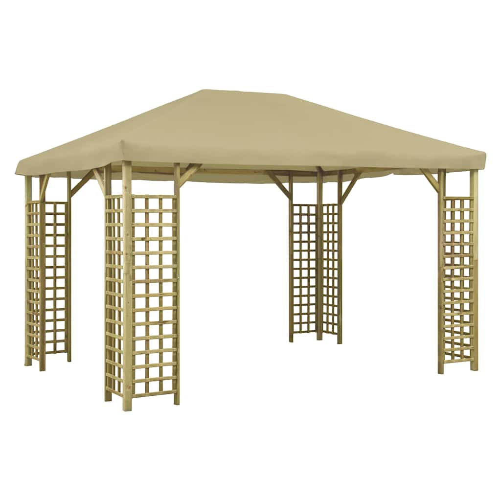 Pavėsinė, smėlio spalvos, 4x3m Pavėsinė, smėlio spalvos, 4x3m - Image 2