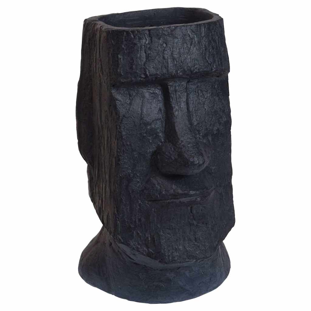 ProGarden Gėlių vazonas-Velykų salos statula, antracito, 25×25,5x43cm ProGarden Gėlių vazonas-Velykų salos statula, antracito, 25x25,5x43cm