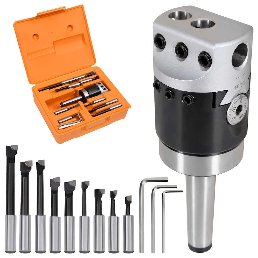 Gręžimo įrankių rinkinys, 15 dalių, 50mm gręžimo galvutė F1-12 MT2-M10 Gręžimo įrankių rinkinys, 15 dalių, 50mm gręžimo galvutė F1-12 MT2-M10 - Image 2