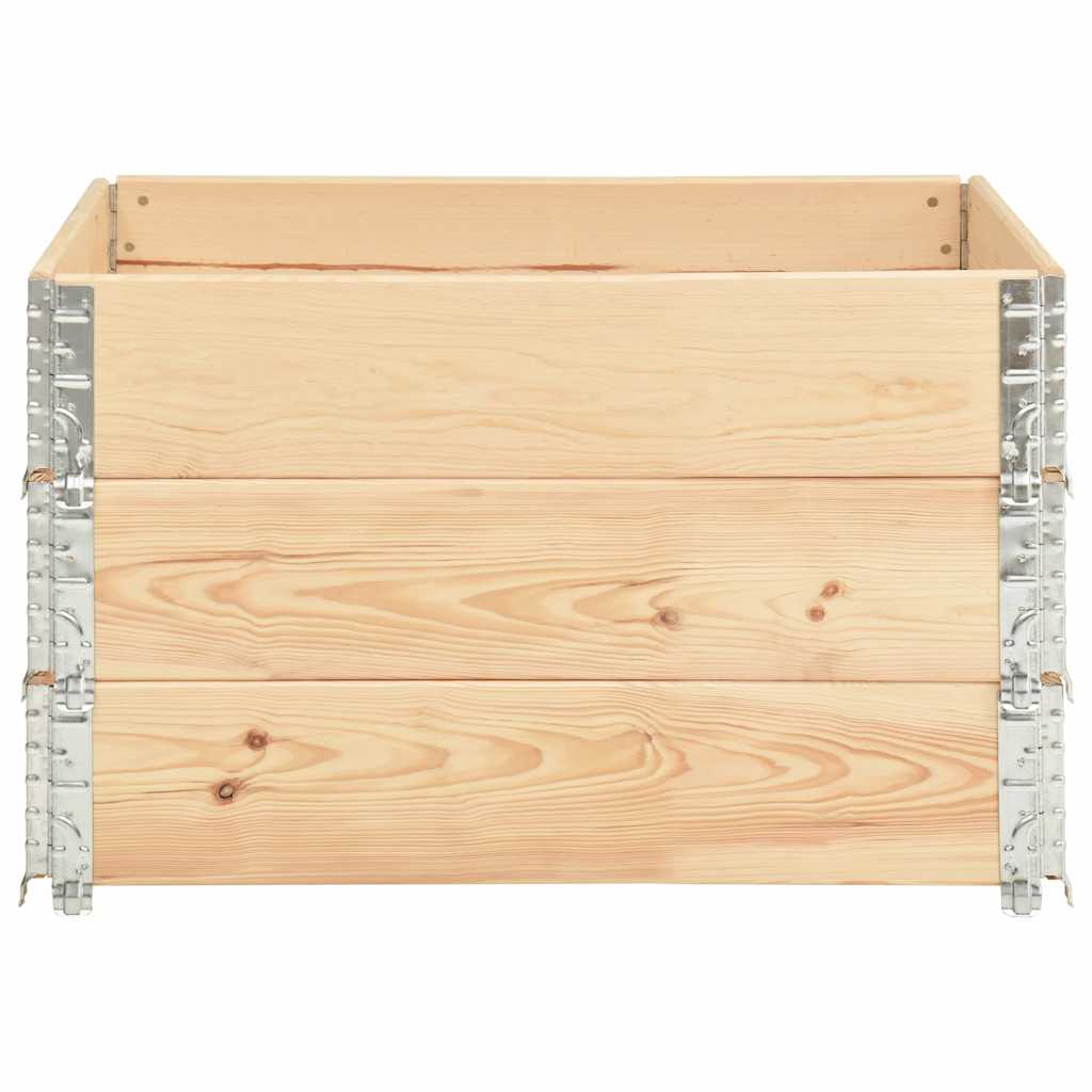 Aukšti loveliai, 3vnt., 100x100cm, pušies medienos masyvas Aukšti loveliai, 3vnt., 100x100cm, pušies medienos masyvas - Image 3