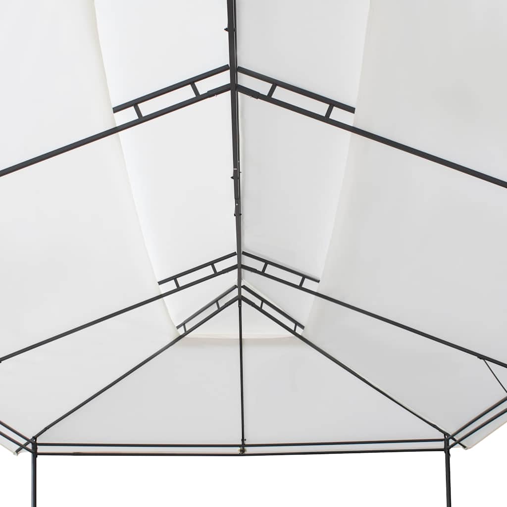 Pavėsinė, baltos spalvos, 600x298x270cm, 180g/m² Pavėsinė, baltos spalvos, 600x298x270cm, 180g/m² - Image 5