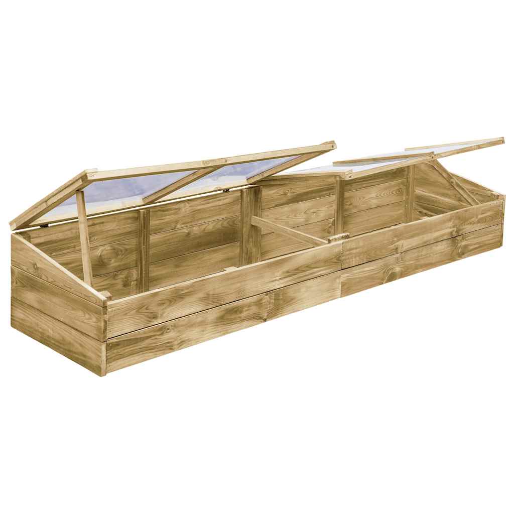 Šiltnamiai, 2vnt., 200x50x35cm, impregnuota pušies mediena Šiltnamiai, 2vnt., 200x50x35cm, impregnuota pušies mediena - Image 3