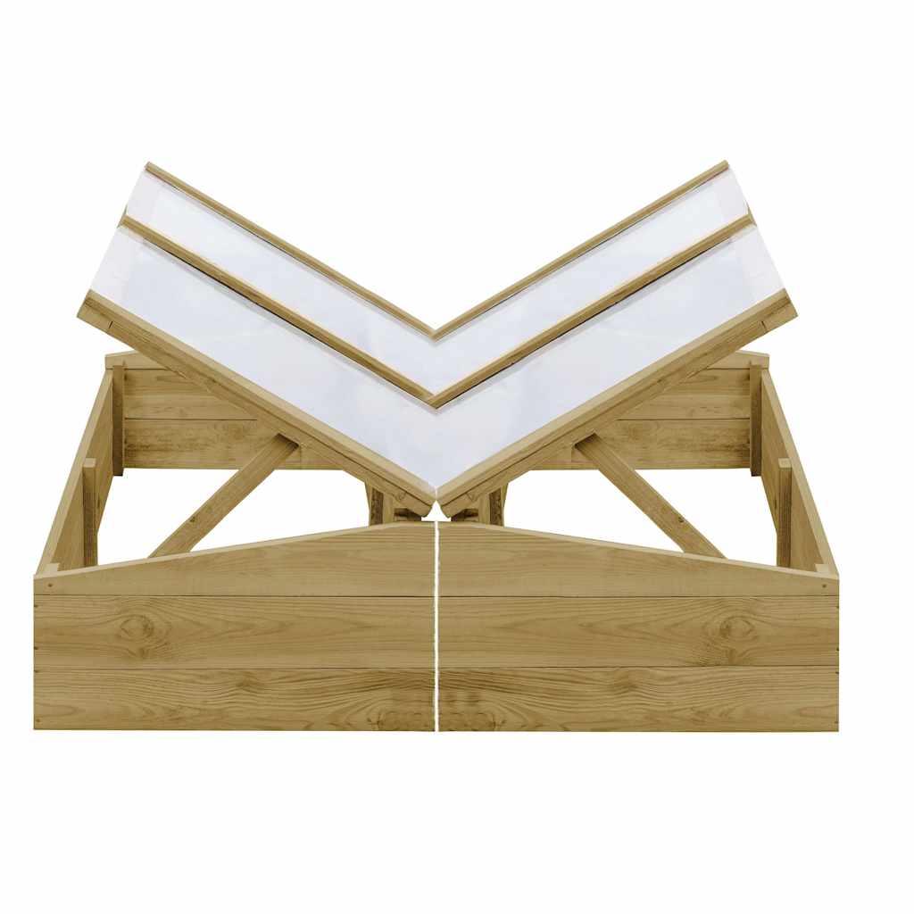 Šiltnamiai, 2vnt., 100x50x35cm, impregnuota pušies mediena Šiltnamiai, 2vnt., 100x50x35cm, impregnuota pušies mediena - Image 2