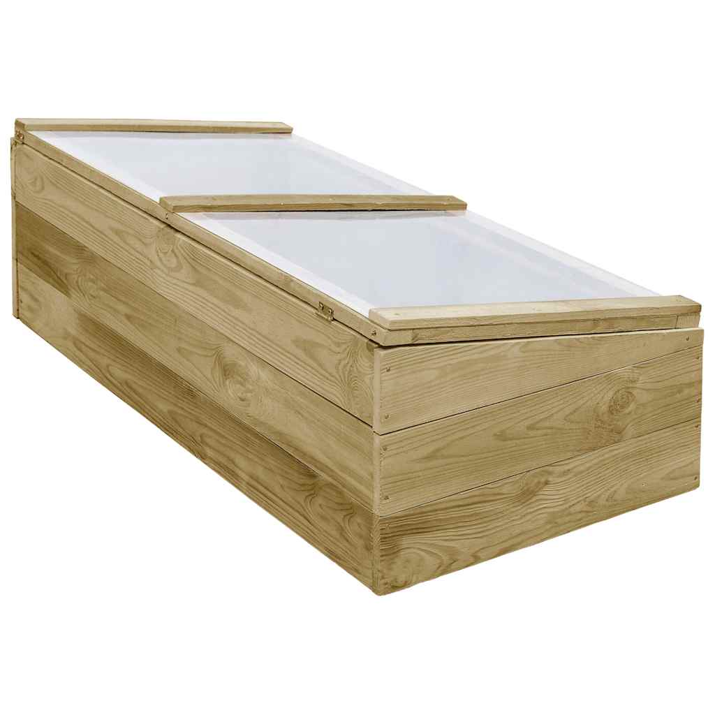 Šiltnamiai, 2vnt., 100x50x35cm, impregnuota pušies mediena Šiltnamiai, 2vnt., 100x50x35cm, impregnuota pušies mediena - Image 5