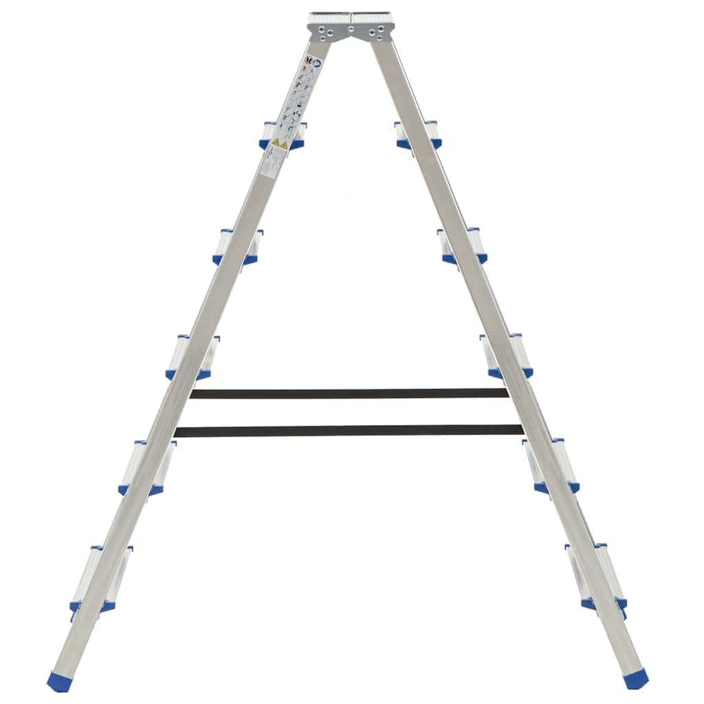 Aliuminės dvipusės kopėčios, 136cm, 6 laipteliai Aliuminės dvipusės kopėčios, 136cm, 6 laipteliai - Image 3
