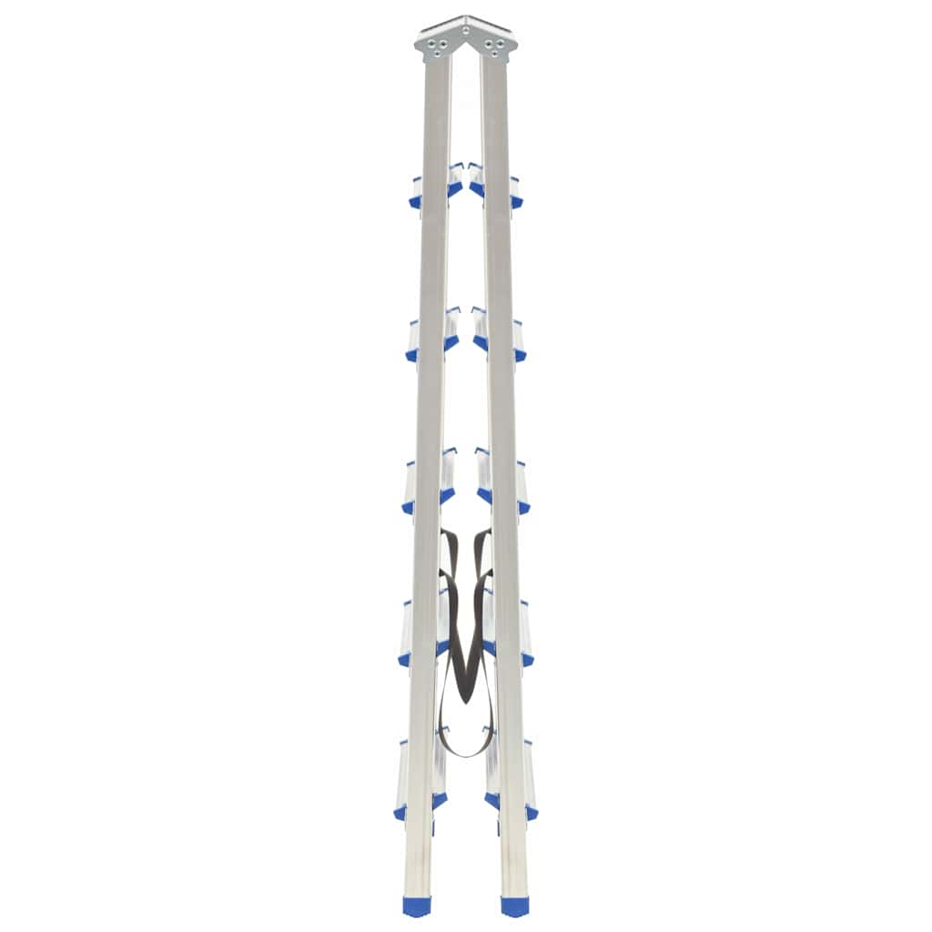 Aliuminės dvipusės kopėčios, 136cm, 6 laipteliai Aliuminės dvipusės kopėčios, 136cm, 6 laipteliai - Image 5