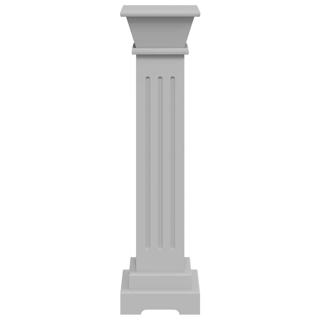 Stovas augalams-stačiakampė kolona, pilkas, 17x17x66cm, MDF Stovas augalams-stačiakampė kolona, pilkas, 17x17x66cm, MDF - Image 5
