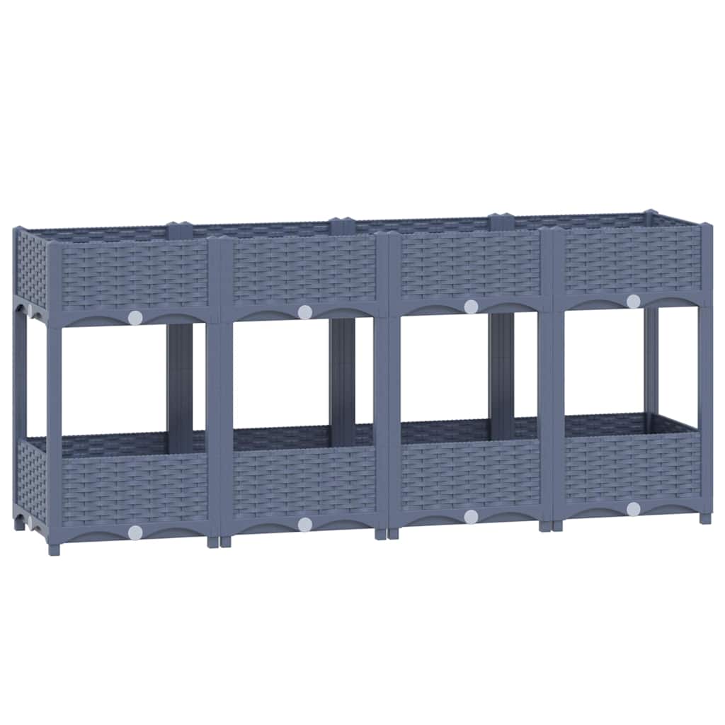 Aukštas lovelis, 160x40x71cm, polipropilenas Aukštas lovelis, 160x40x71cm, polipropilenas - Image 3