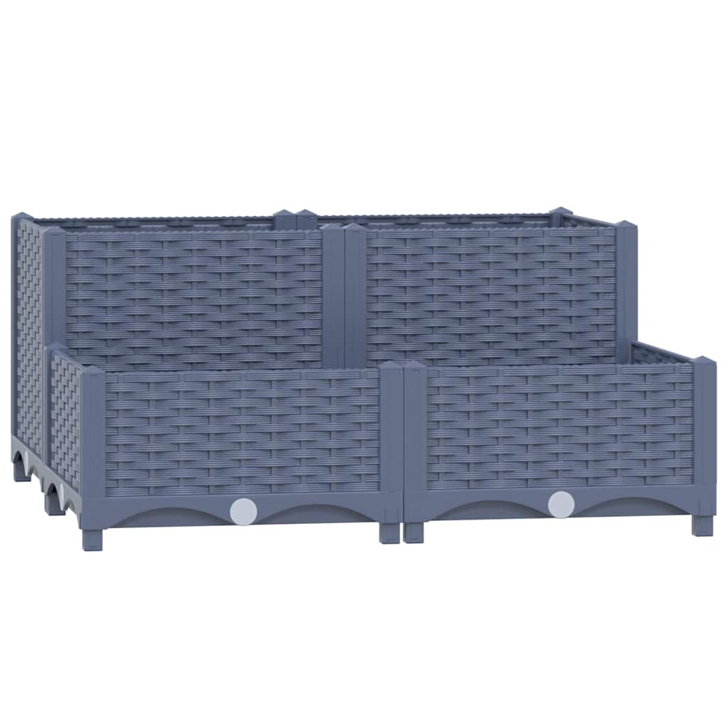 Aukštas lovelis, 80x80x38cm, polipropilenas Aukštas lovelis, 80x80x38cm, polipropilenas - Image 3