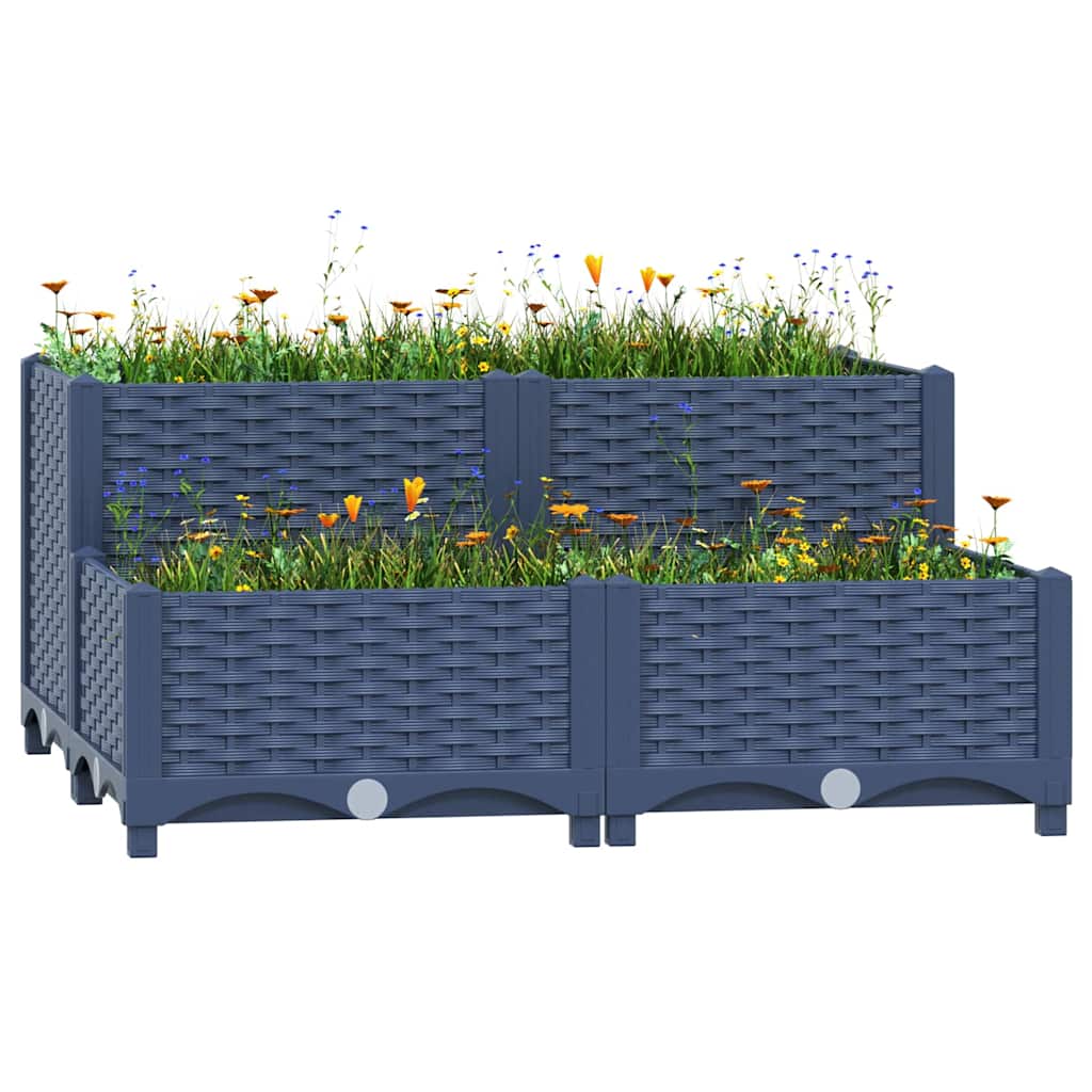 Aukštas lovelis, 80x80x38cm, polipropilenas Aukštas lovelis, 80x80x38cm, polipropilenas - Image 2
