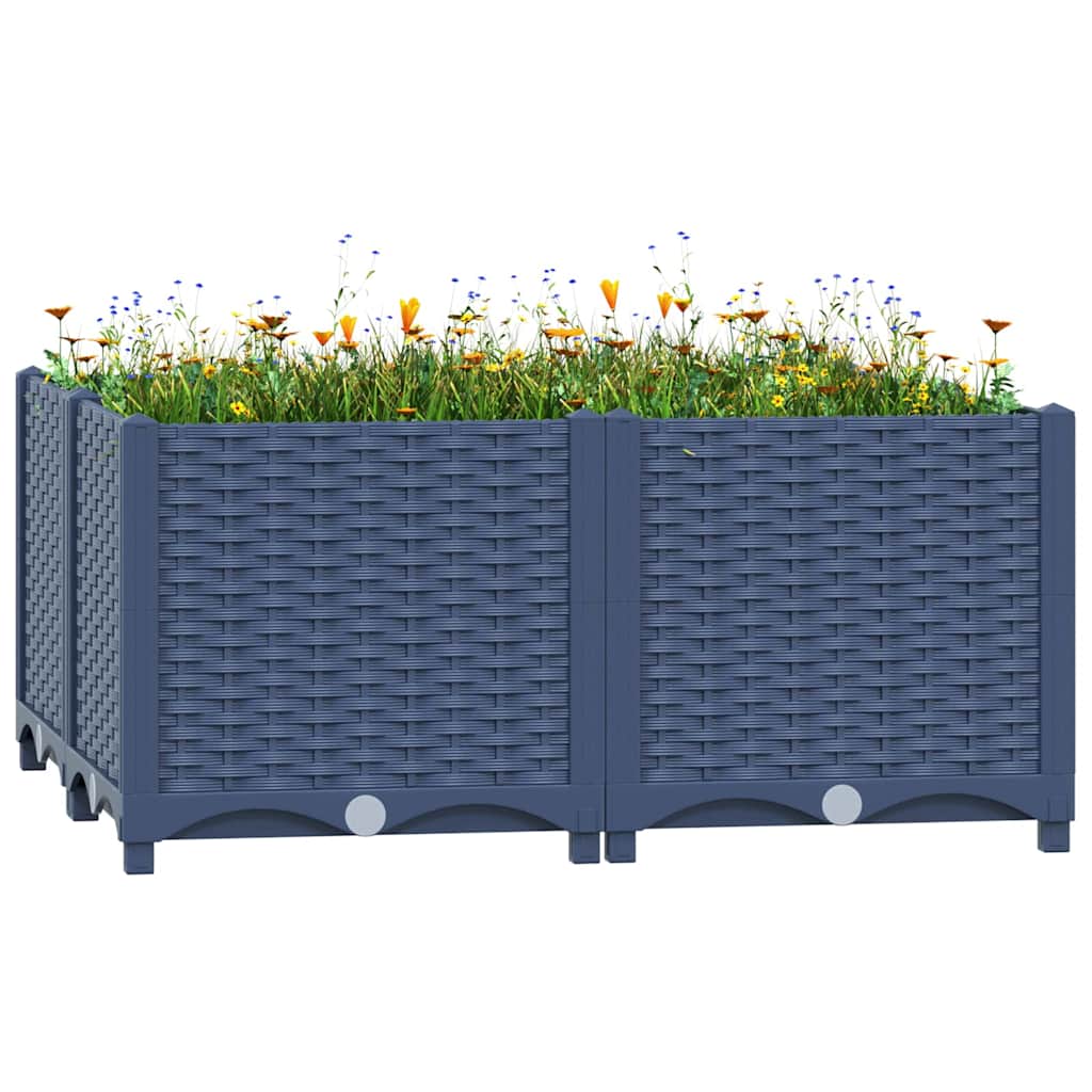 Aukštas lovelis, 80x80x38cm, polipropilenas Aukštas lovelis, 80x80x38cm, polipropilenas - Image 2