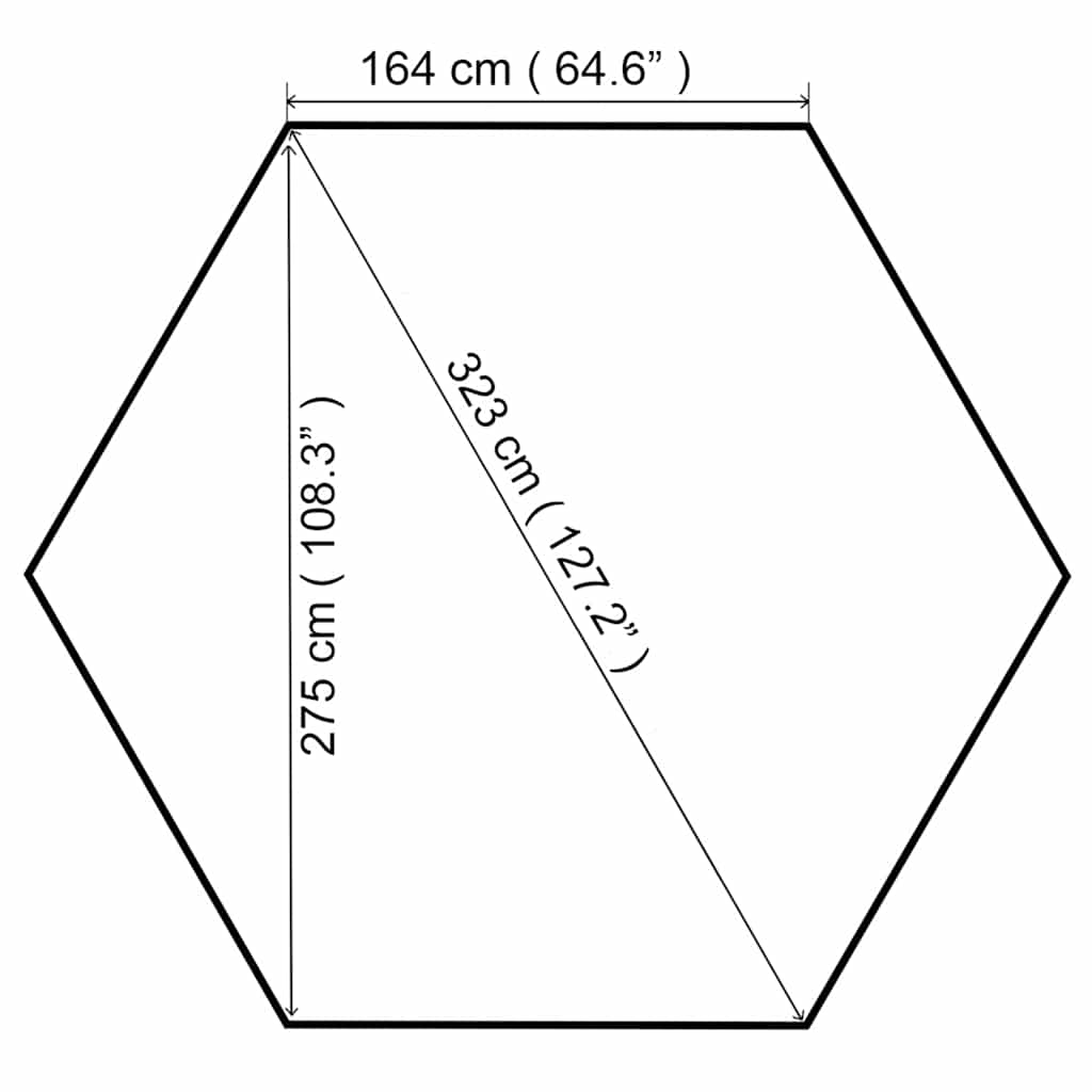 Sodo pavėsinė, baltos spalvos, 323x275x265cm, 180g/m² Sodo pavėsinė, baltos spalvos, 323x275x265cm, 180g/m² - Image 7