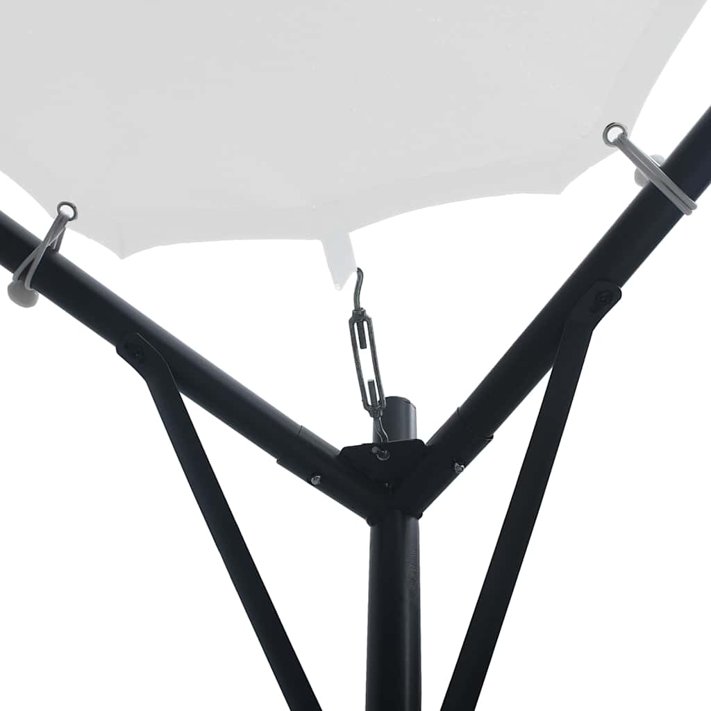 Pavėsinė, baltos spalvos, 3x3x2,6m, 180g/m² Pavėsinė, baltos spalvos, 3x3x2,6m, 180g/m² - Image 3