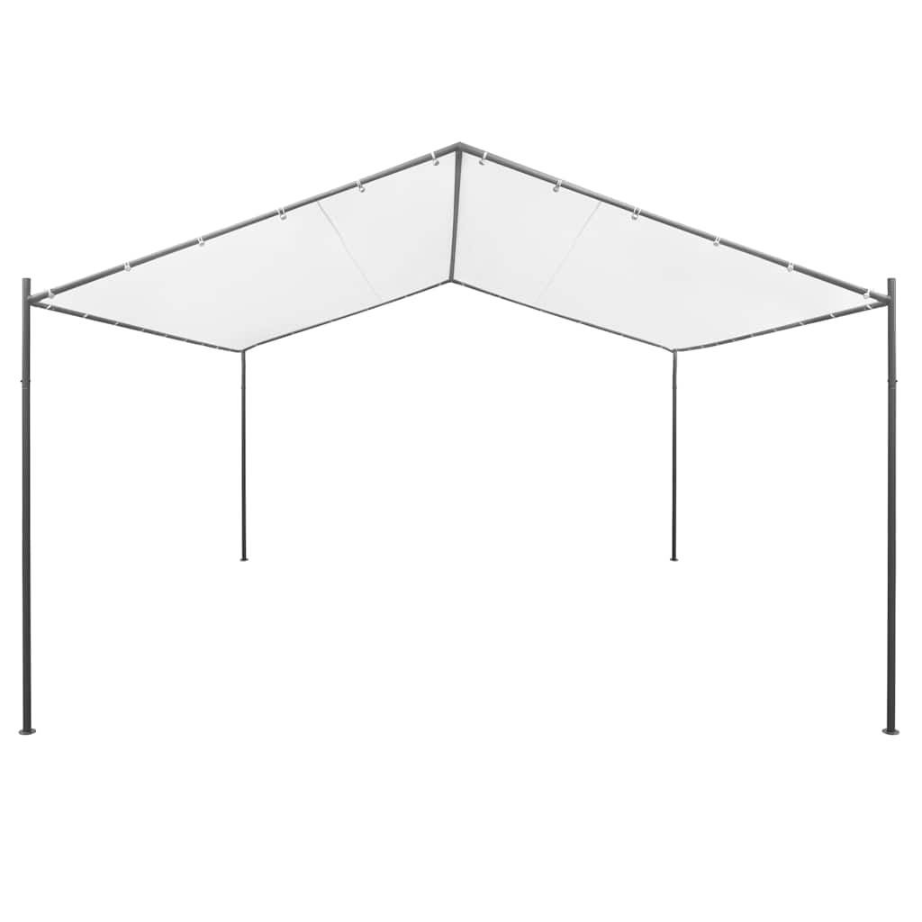 Sodo pavėsinė, baltos spalvos, 400x400x260cm, 180g/m² Sodo pavėsinė, baltos spalvos, 400x400x260cm, 180g/m² - Image 3