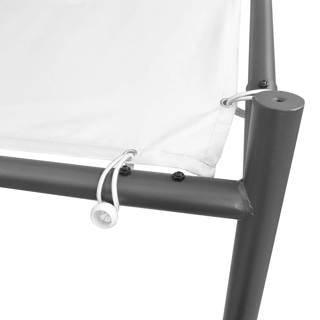 Sodo pavėsinė, baltos spalvos, 400x400x260cm, 180g/m² Sodo pavėsinė, baltos spalvos, 400x400x260cm, 180g/m² - Image 4
