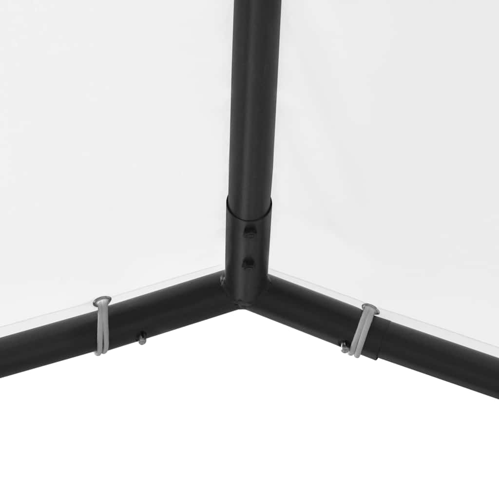 Sodo pavėsinė, baltos spalvos, 400x400x260cm, 180g/m² Sodo pavėsinė, baltos spalvos, 400x400x260cm, 180g/m² - Image 5