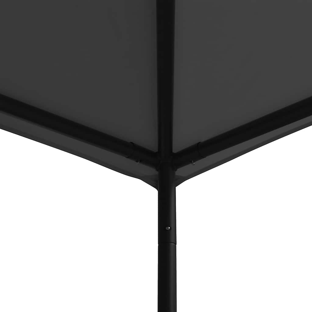 Pavėsinė, antracito spalvos, 3x3m, audinys ir plienas, 180 g/m² Pavėsinė, antracito spalvos, 3x3m, audinys ir plienas, 180 g/m² - Image 3