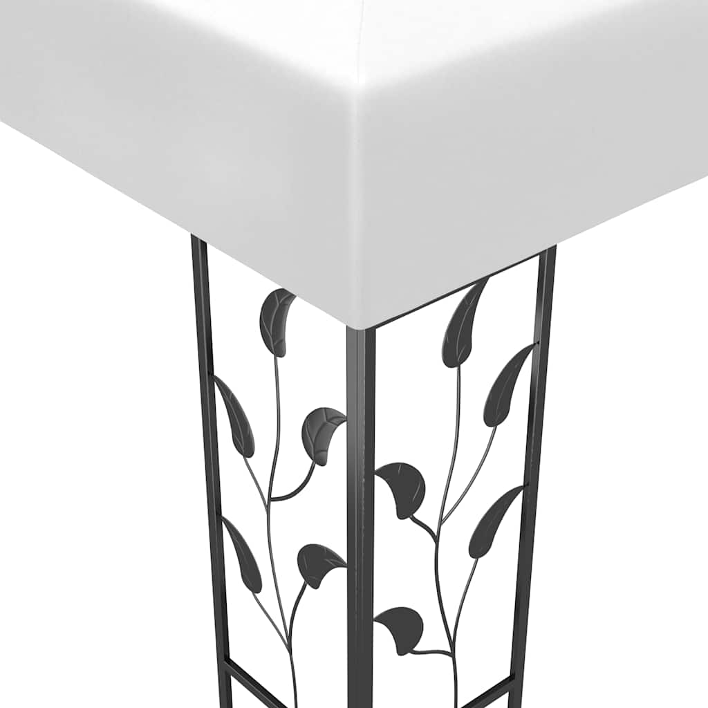Pavėsinė, baltos spalvos, 3x3m, 180g/m² Pavėsinė, baltos spalvos, 3x3m, 180g/m² - Image 3