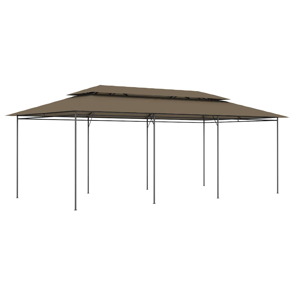 Pavėsinė, taupe spalvos, 600x298x270cm, 180g/m² Pavėsinė, taupe spalvos, 600x298x270cm, 180g/m² - Image 2