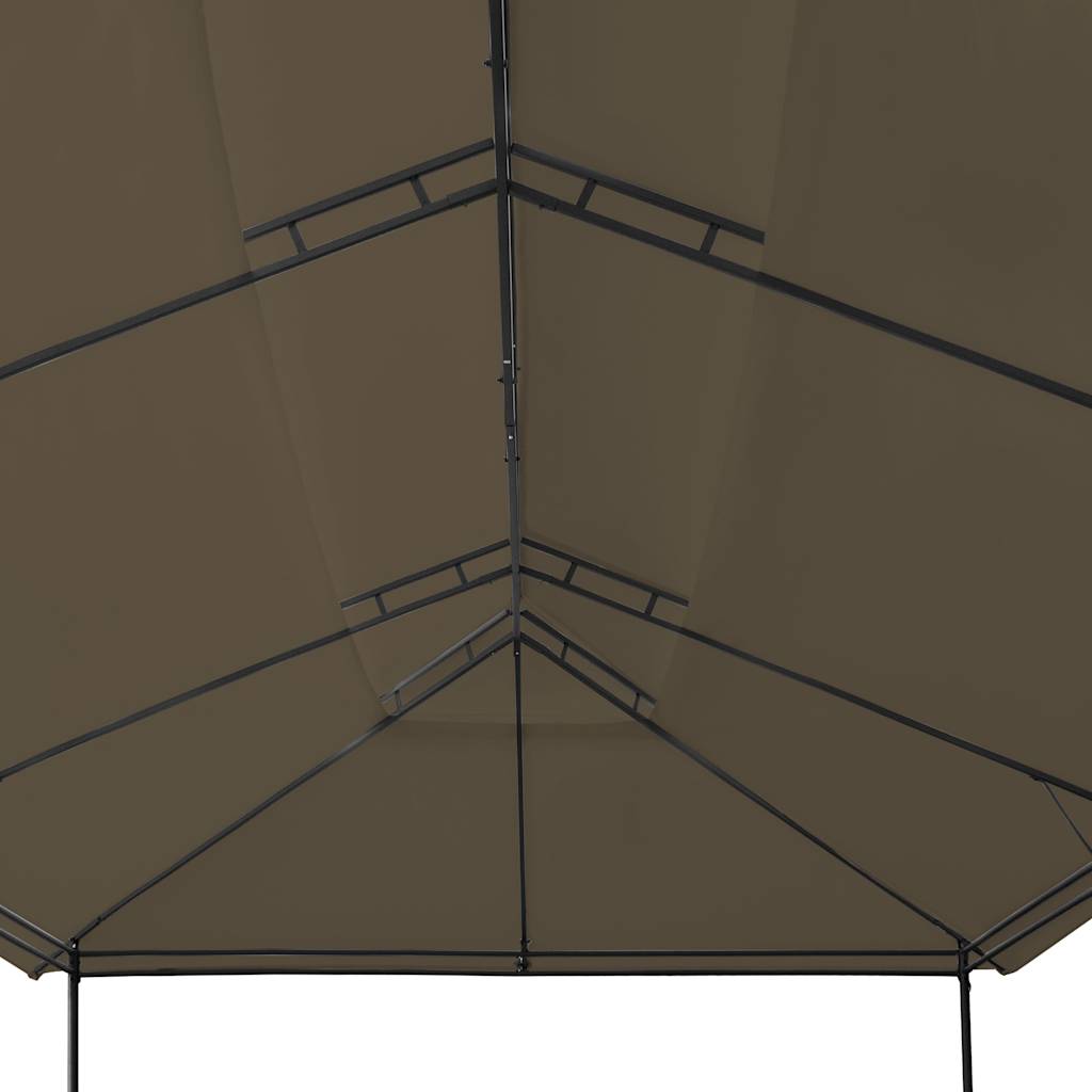 Pavėsinė, taupe spalvos, 600x298x270cm, 180g/m² Pavėsinė, taupe spalvos, 600x298x270cm, 180g/m² - Image 4