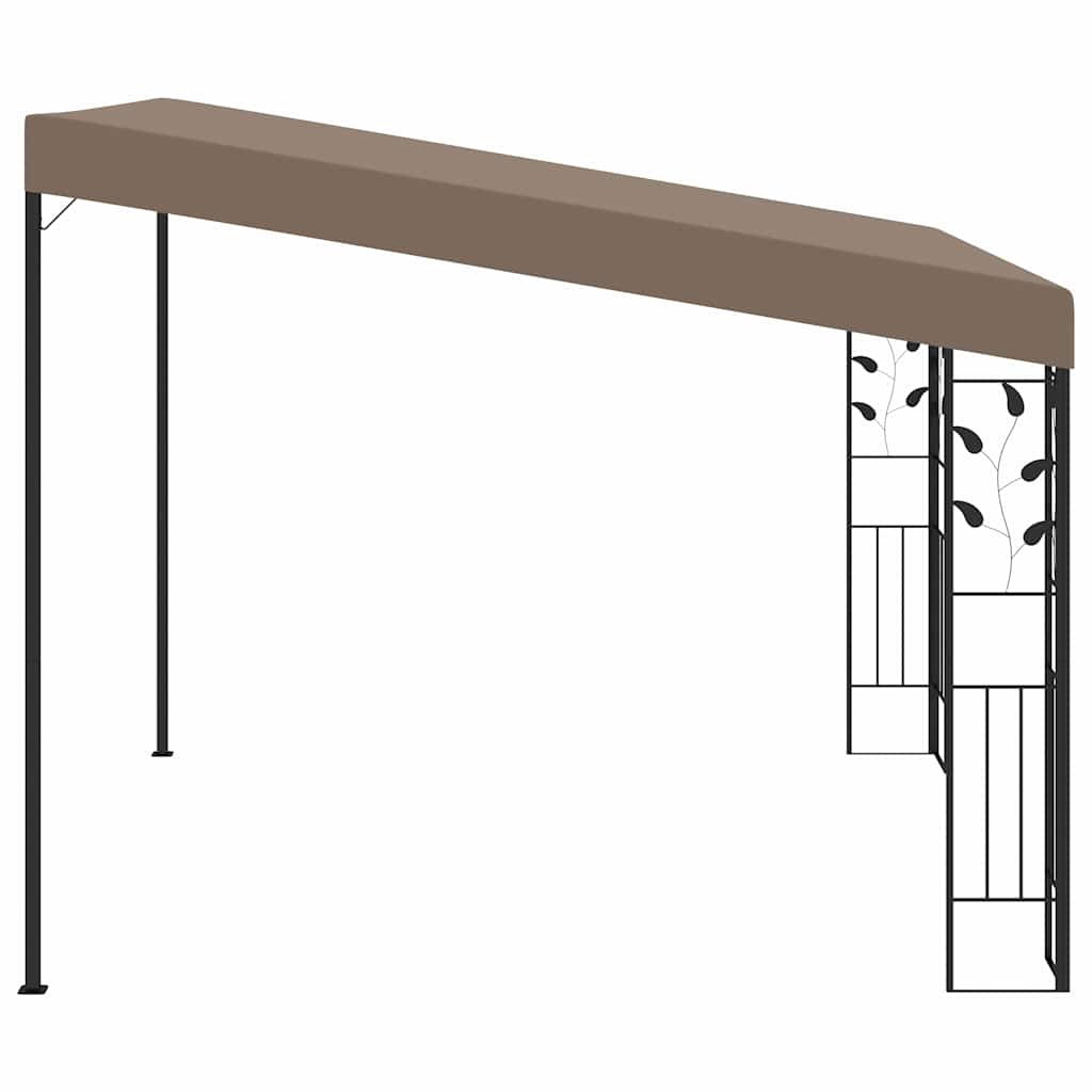 Prie sienos montuojama pavėsinė, taupe spalvos, 3x3x2,5m Prie sienos montuojama pavėsinė, taupe spalvos, 3x3x2,5m - Image 3