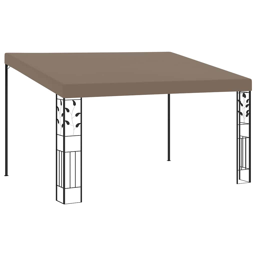 Prie sienos montuojama pavėsinė, taupe spalvos, 4x3x2,5m Prie sienos montuojama pavėsinė, taupe spalvos, 4x3x2,5m - Image 2
